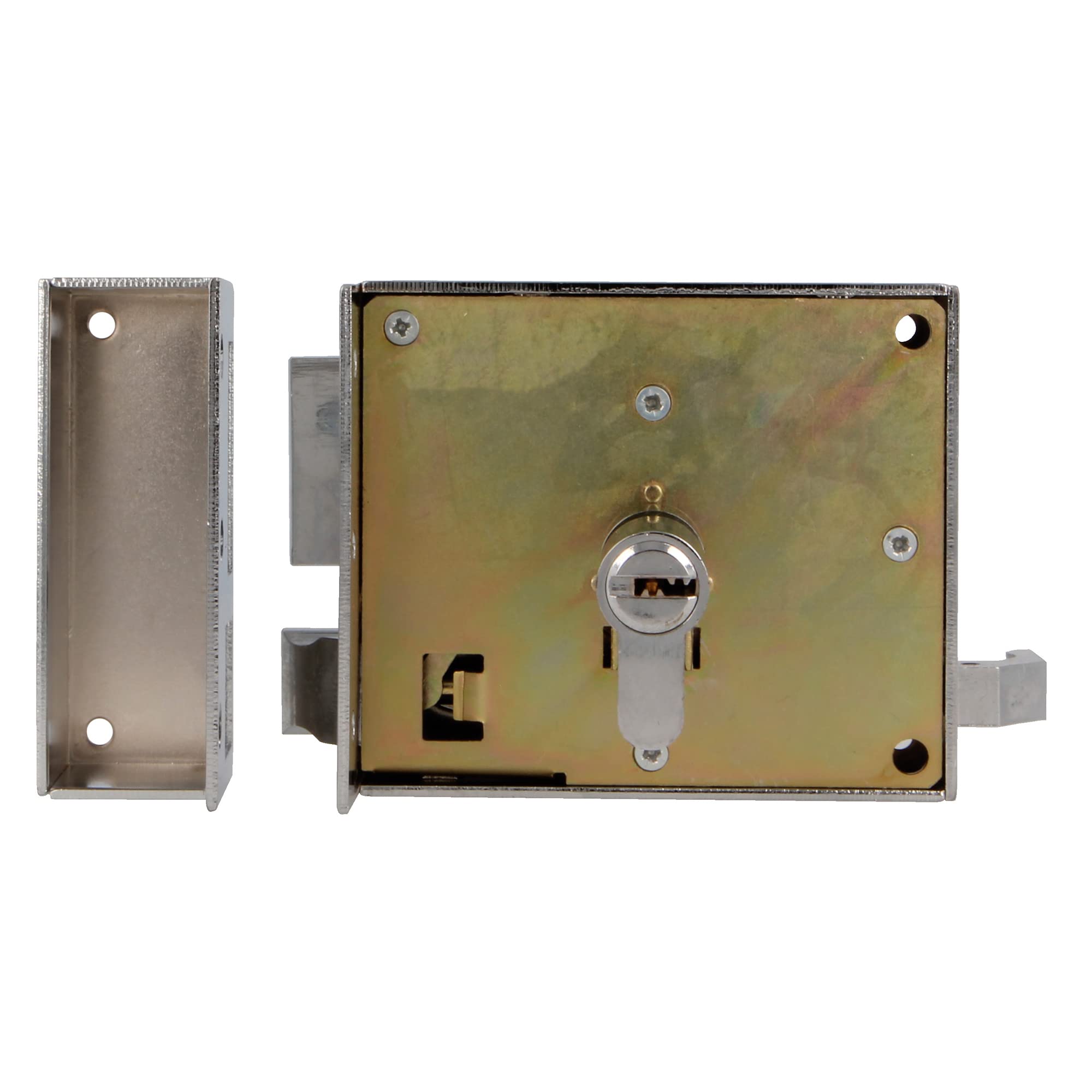 CERRADURA AMIG 72U-80/100/120 ESMALTADO ORO ( DERECHA O IZQUIERDA)