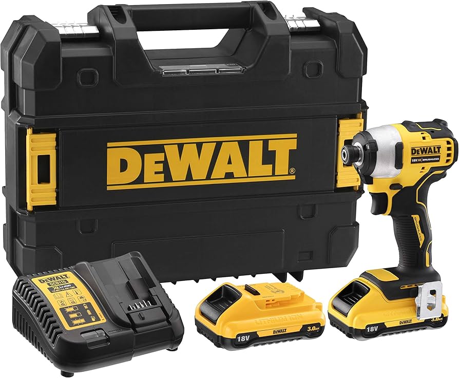 DCF 809 ATORNILLADOR DE IMPACTO SIN ESCOBILLAS XR18V + MALETIN, CARGADOR, 1 BAT 5AH