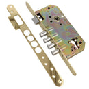 CERRADURA LATONADA AMIG MOD,101 INCLUYE ESCUDO Y BOMBIN