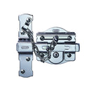 Cerrojo clásico sobreponer 50mm Xelus